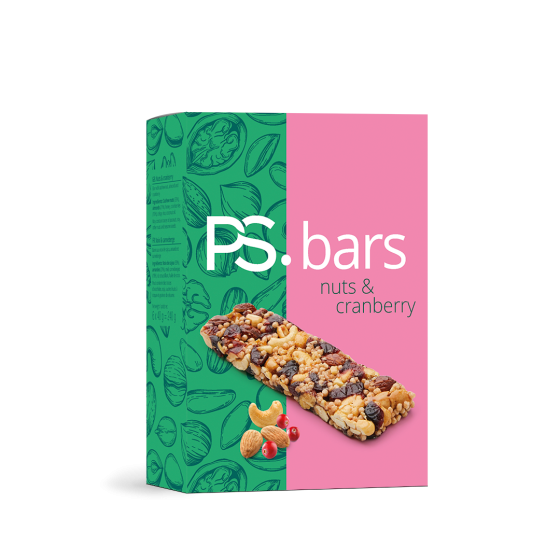 PS. Nuts & Cranberry bar