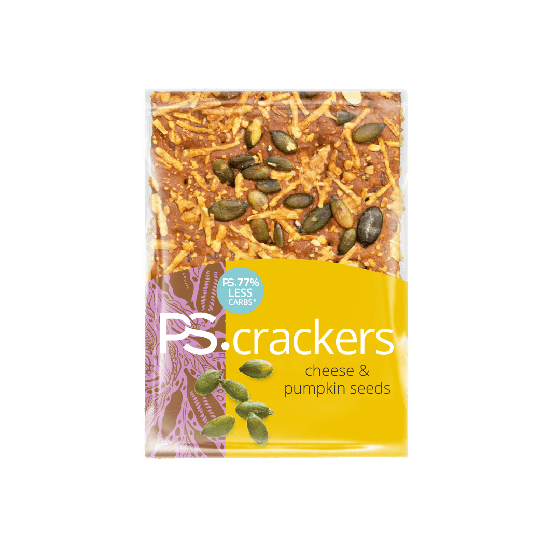 PS. Crackers cheese and pumpkin seed